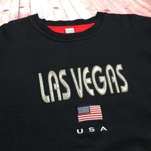 ➡️Las Vegas USA Black Sweatshirt Size XXL